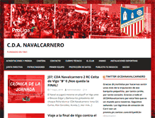 Tablet Screenshot of cdanavalcarnero.es